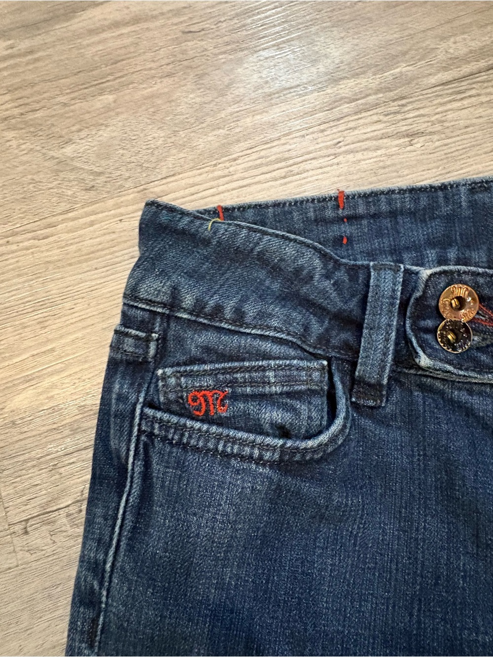 Miss Me Dark Blue Flare Jeans - Picture 3 of 9